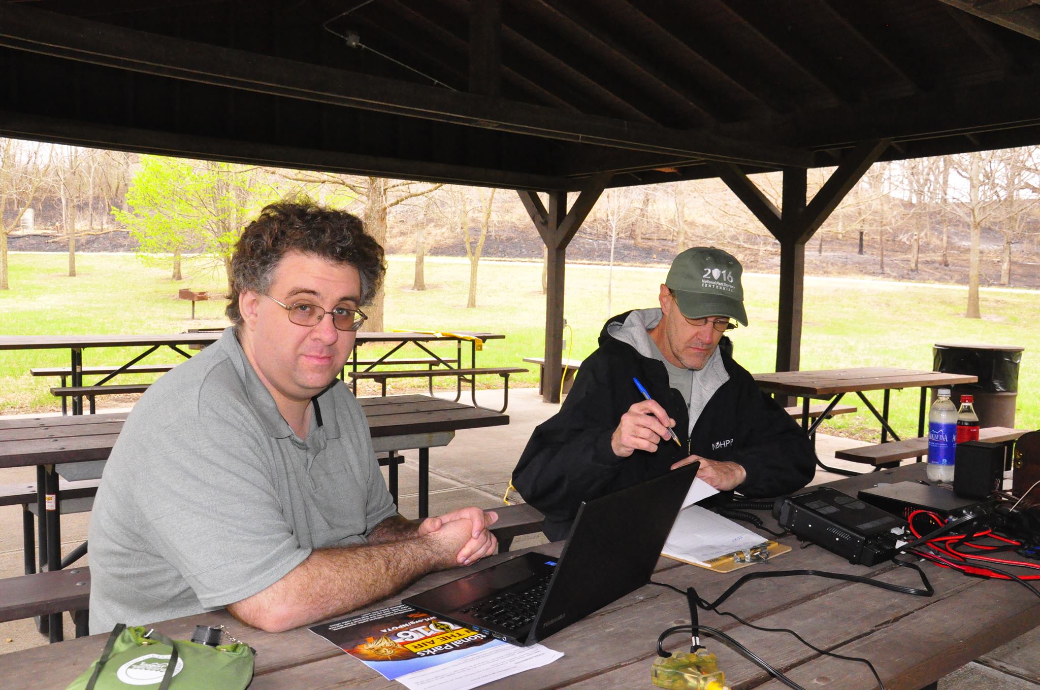 KD0MMG and K0CTU working the NE QSO Party from Rock Creek Station